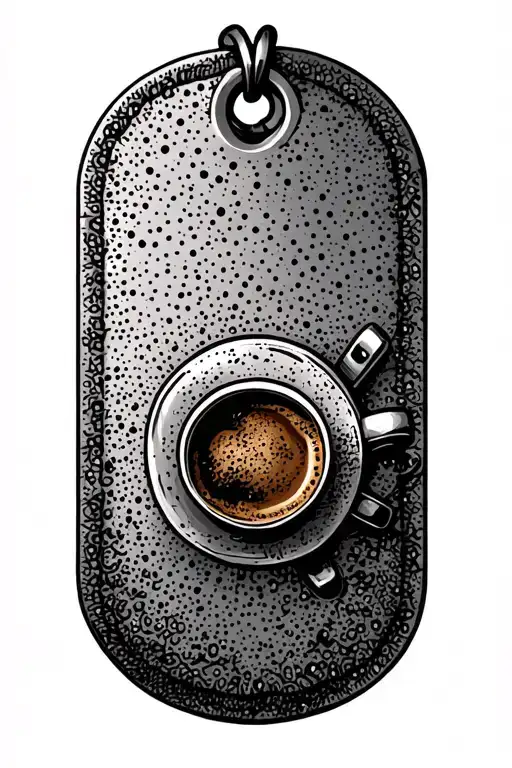 Coffee And A Dog Tag