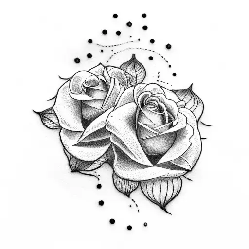 Rose And Lily Of The Valley