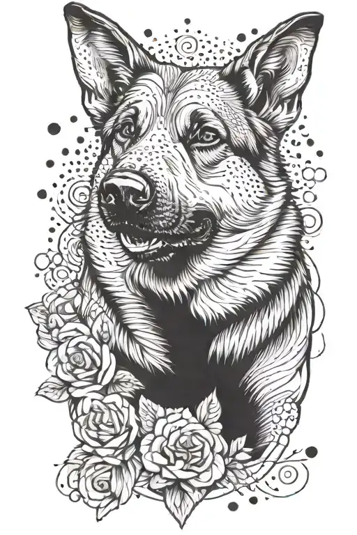 A Pig In The Arms Of A German Shepherd