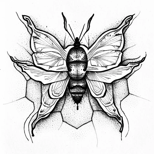 Luna Moth On Mushroom