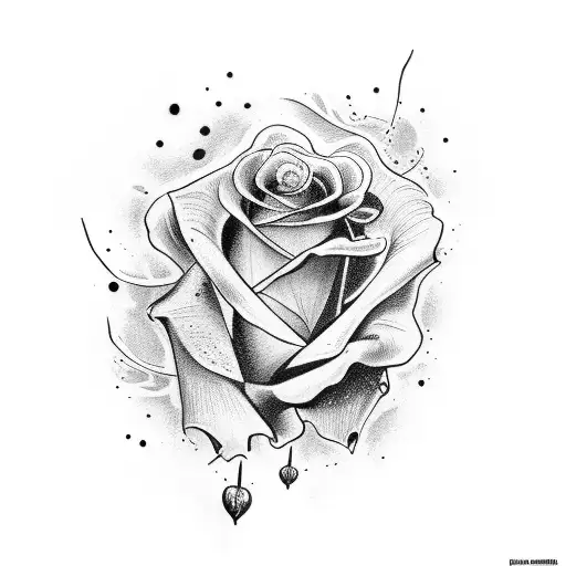 Full Arm Sleeve Tattoo Including A Bull And A Rose On The Elbow