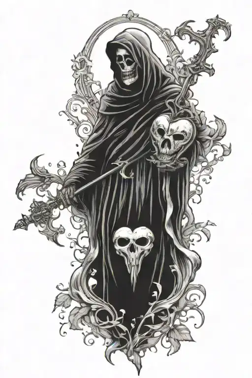 Grim Reaper Sacred Heart