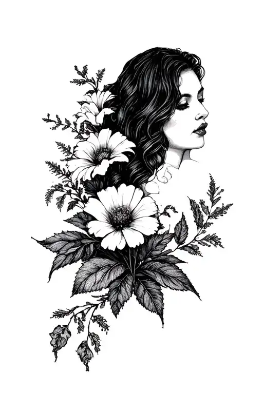 Flowers And Book Com Mulher