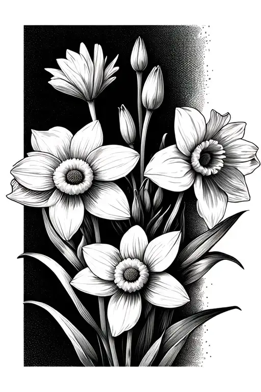 Daffodil Gladiolus Daisy Flower