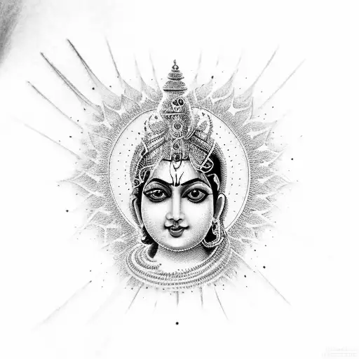 Renu Word With Lord Krishna Devotional