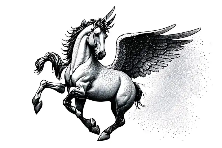 Pegasus Horse With Wings