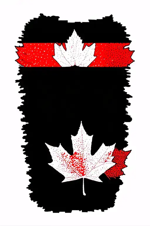 Canada Flag Maple Leaf Transforming