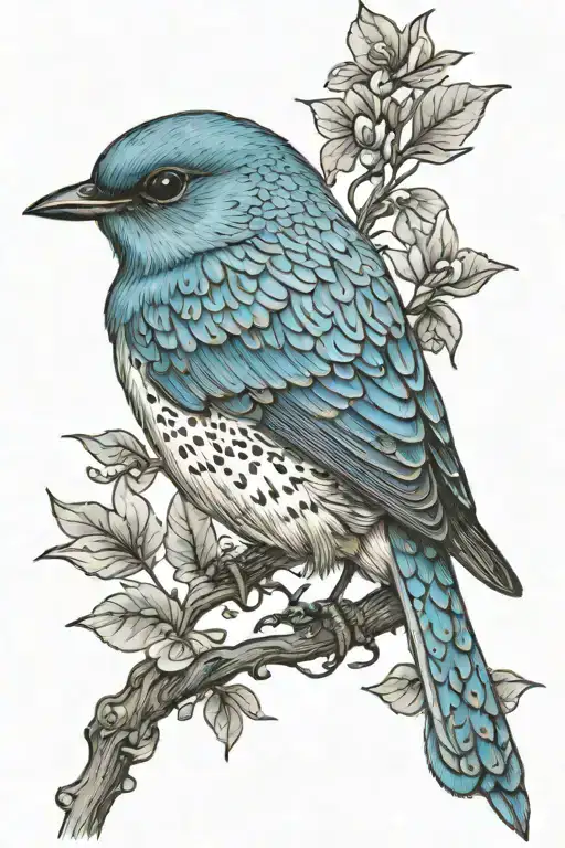 Bluebird Perched