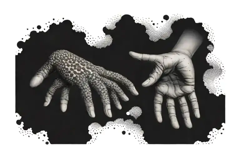 Creation Of Adam Hands