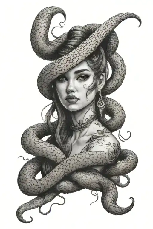 Easy And Snake Butifal Girl