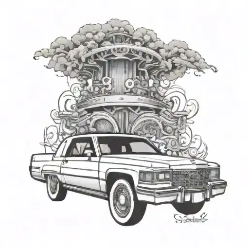 A 1982 Cadillac Coupe Deville