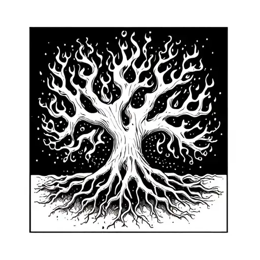Filler Roots Forming Flames