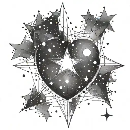 Star Chart Heart