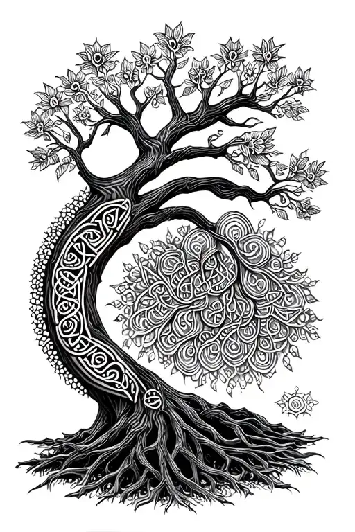 Hermanos Azteque Celtic Tree Of Life