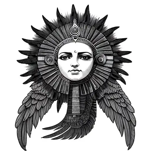 Egytian Winged Sun