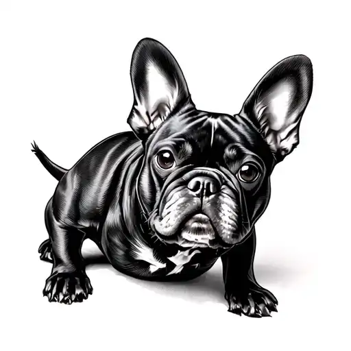 French Bulldog With Batwings