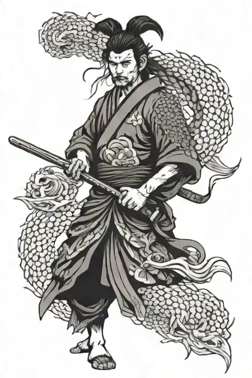 Samurai And Nine Tails