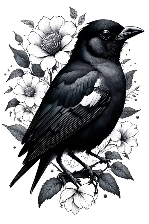 Magpie Flower Surrounded