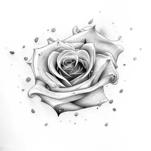 Fire With Rose And Lily