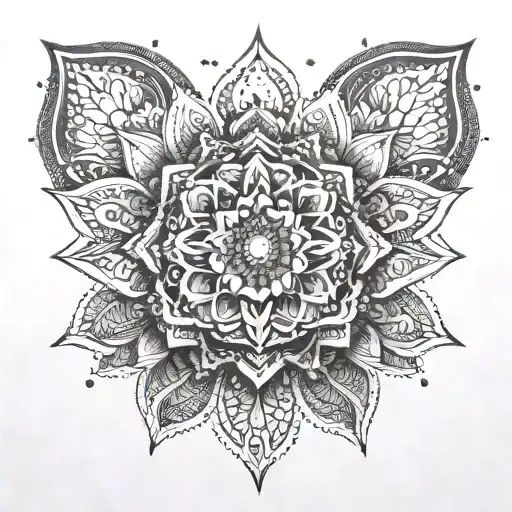 An Intricate Mandala Design Symbolizing Connection And Unity Within The Family
