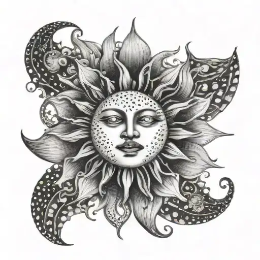 Women Sun Moon