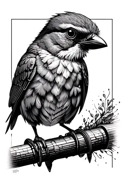 Bird Looking Through Telescoop