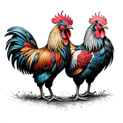 Fighting Roosters