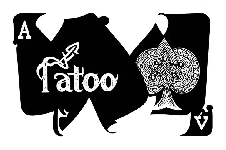 Western Themed Playing Cards Lucky