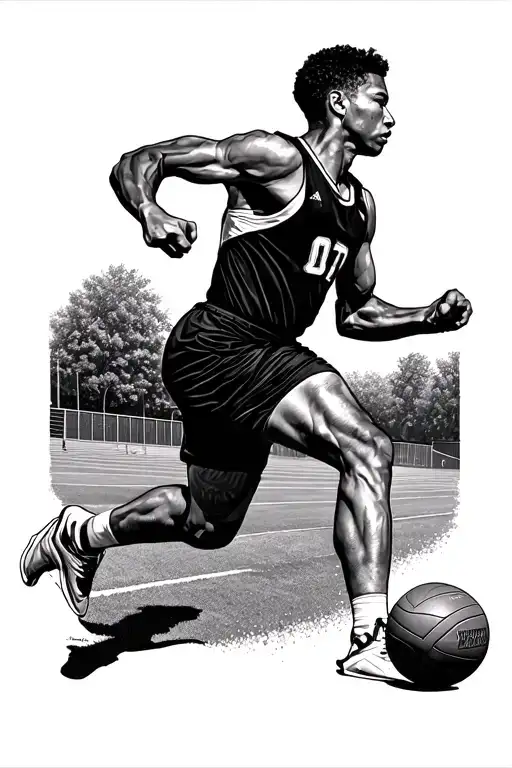 Track And Field Athlete