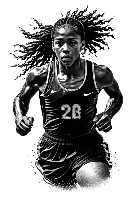 Track And Field Athlete