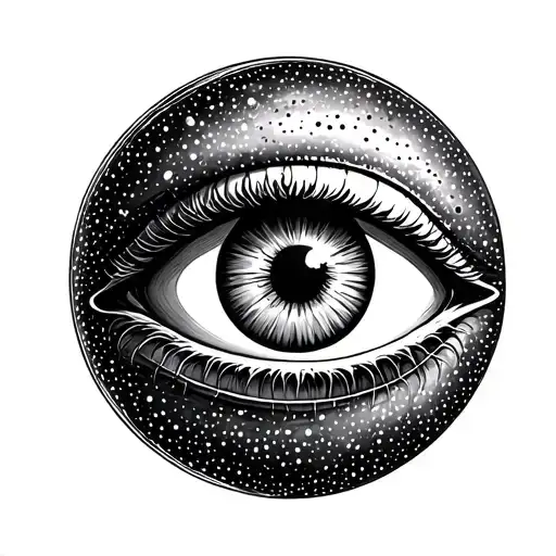 Cosmic Ball With Eye