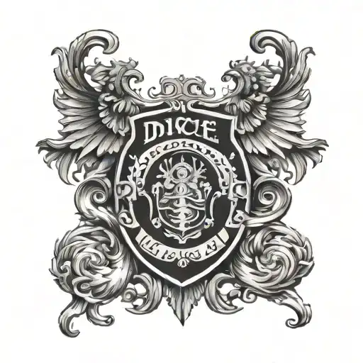 The Duncan Clan Crest With The Phrase Disce Patis