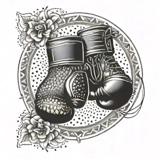 Boxing Mandala Design