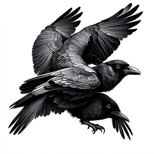 3 Crows Flying
