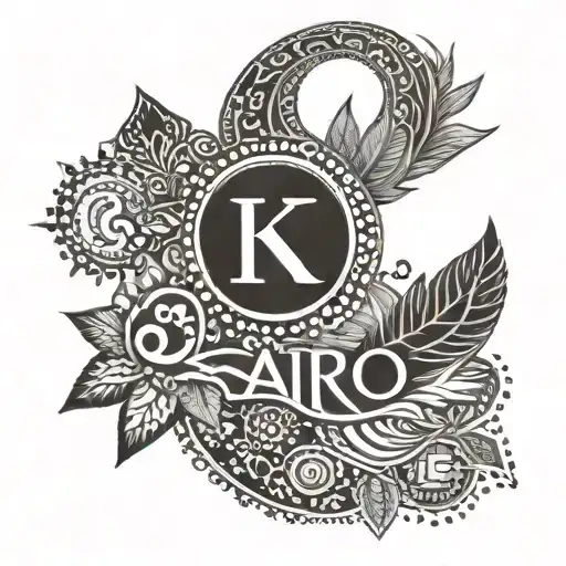 The Name Kairo With Aboriginal Australian Art