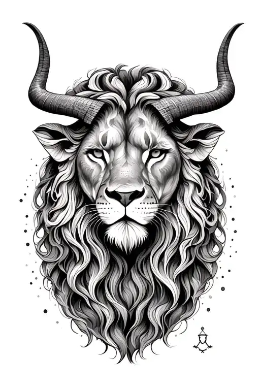 Leo Combined With Taurus Zodiac Symbol