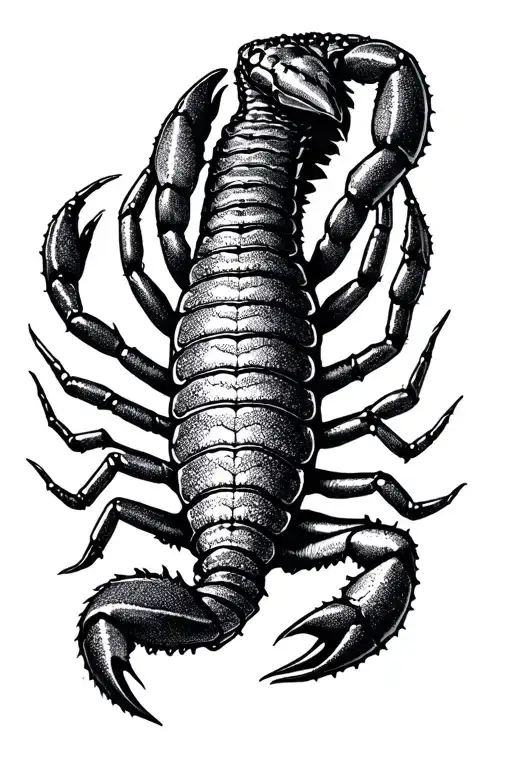 Scorpion Surrounding The Forearm