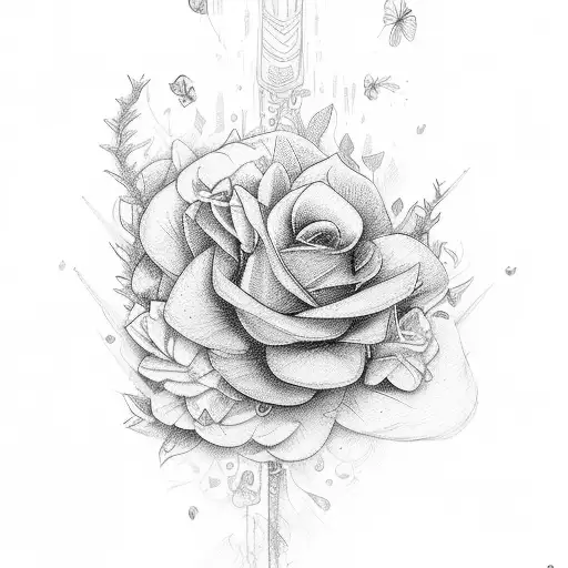 Flowers With Bloom Word