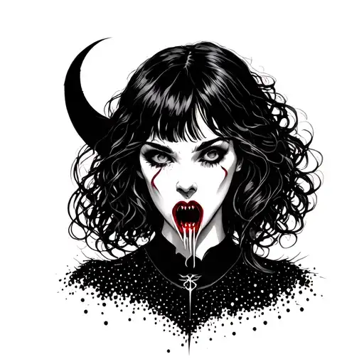 Vampire Girl Bites Minimal