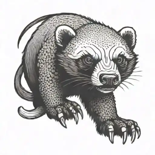Angry Honey Badger