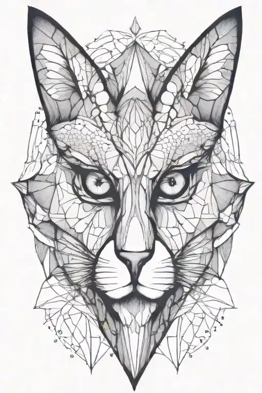 Moth Abstract With Eyes