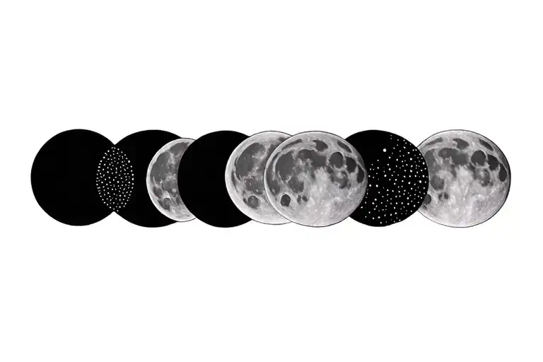 Various Moon Phases