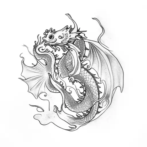 Dragon Koi