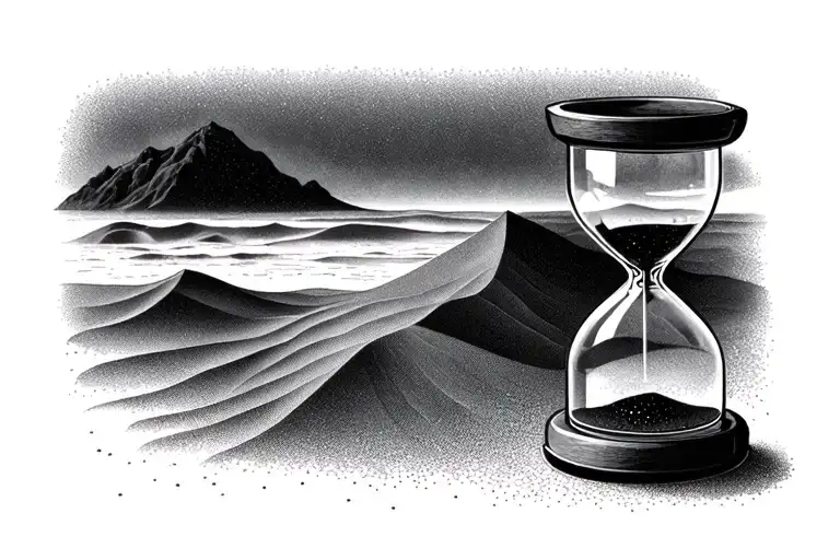 An Hour Glass Like Sands Through Hpurglasd