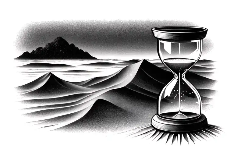 An Hour Glass Like Sands Through Hpurglasd