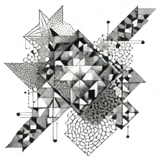 An Intricate Geometric Design Representing Hard Work And Dedication