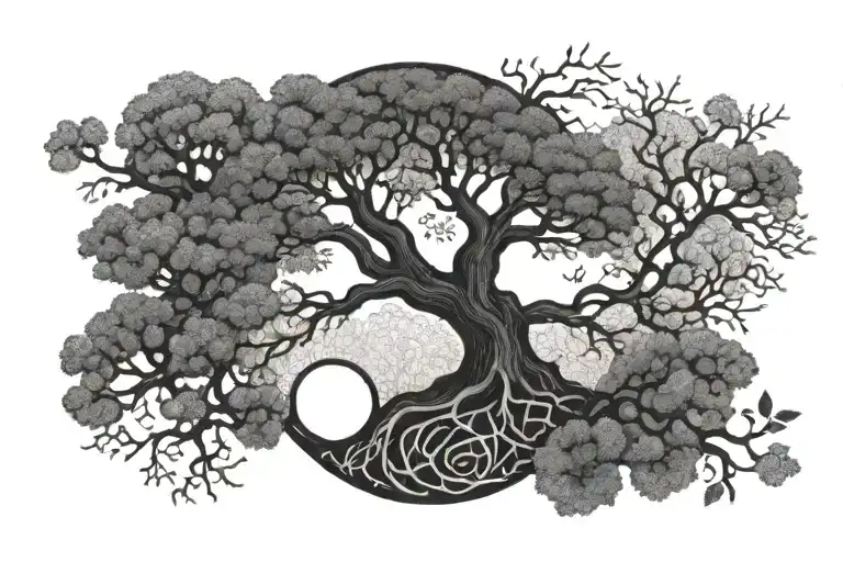 Yggdrasil Interlaced Ying Yang