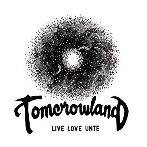 Tomorrowland Logo With Live Love Unite Written