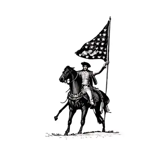 Matador Holding A Flag To Right Side