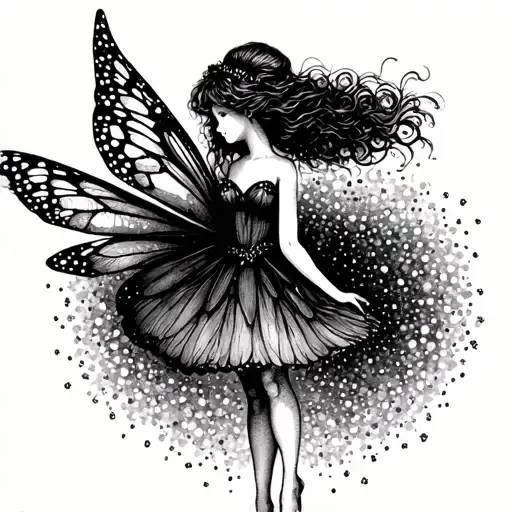 Ida Rentoul Outhwaite Fairy Tattoo